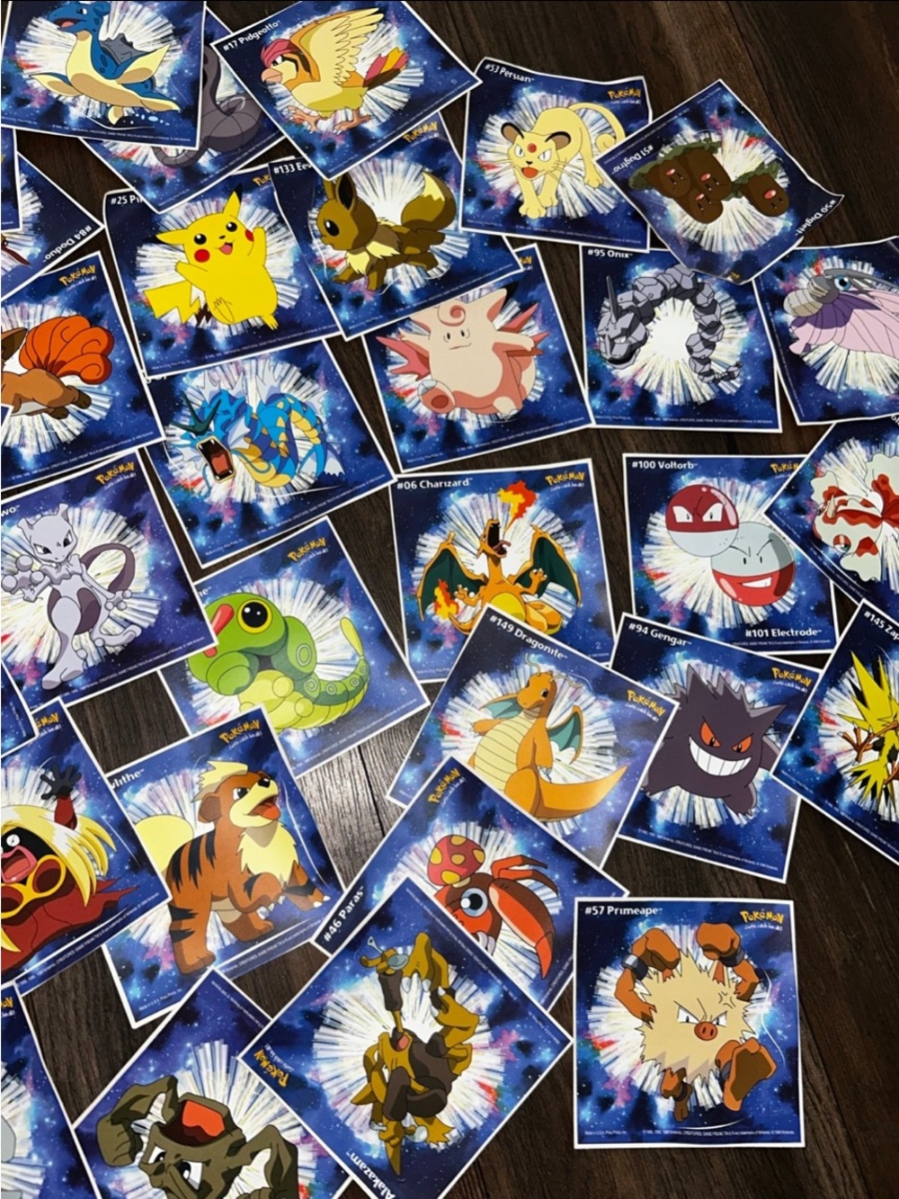90’s Pokémon Nintendo stickers
